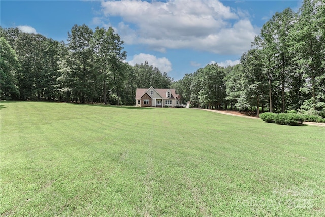 5890 Alley Rd, Catawba, NC 28609 - view of grassy yard featuring a wooded view