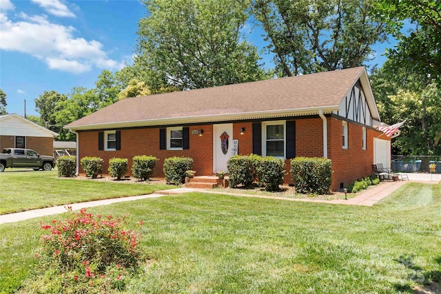1219 Flowe Dr, Matthews, NC 28104 - single story home featuring brick siding and a shingled roof
