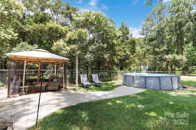 1219 Flowe Dr, Matthews, NC 28104 - view of yard with a gazebo