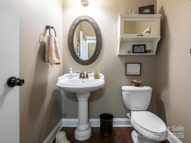1109 Saratoga Blvd, Indian Trail, NC 28079 - half bath with toilet and wood finished floors