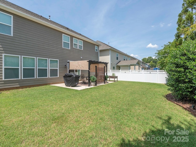 1109 Saratoga Blvd, Indian Trail, NC 28079 - back of house featuring a pergola and a patio area