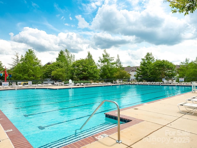 1109 Saratoga Blvd, Indian Trail, NC 28079 - community pool featuring a patio area