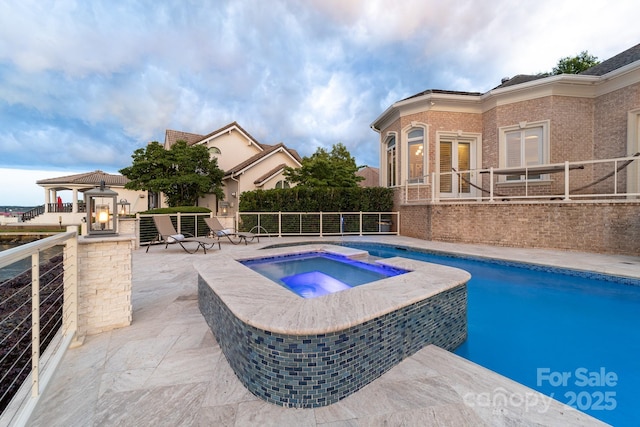 3394 Governors Island Dr, Denver, NC 28037 - view of swimming pool featuring an in-ground hot tub and a patio