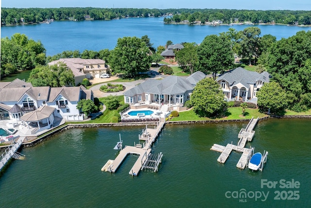 3394 Governors Island Dr, Denver, NC 28037 - aerial view of a nearby body of water