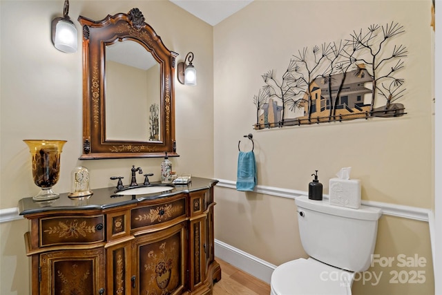 62 Skyline Dr Unit 509-510, Old Fort, NC 28762 - half bathroom featuring vanity and wood finished floors