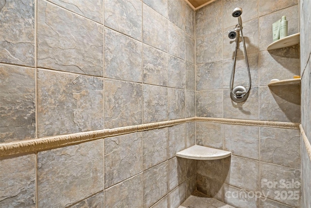 62 Skyline Dr Unit 509-510, Old Fort, NC 28762 - bathroom view of a tile shower