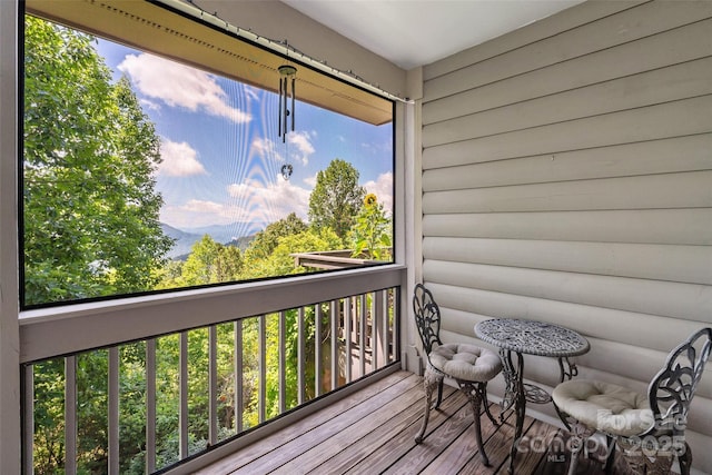 62 Skyline Dr Unit 509-510, Old Fort, NC 28762 - view of wooden terrace