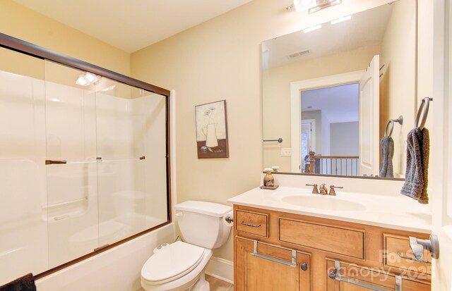 35 Village Pointe Ln, Asheville, NC 28803 - full bathroom featuring vanity and enclosed tub / shower combo