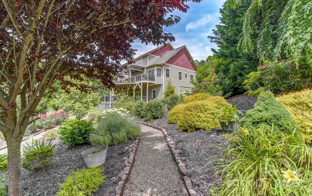 35 Village Pointe Ln, Asheville, NC 28803 - view of home's exterior with a balcony