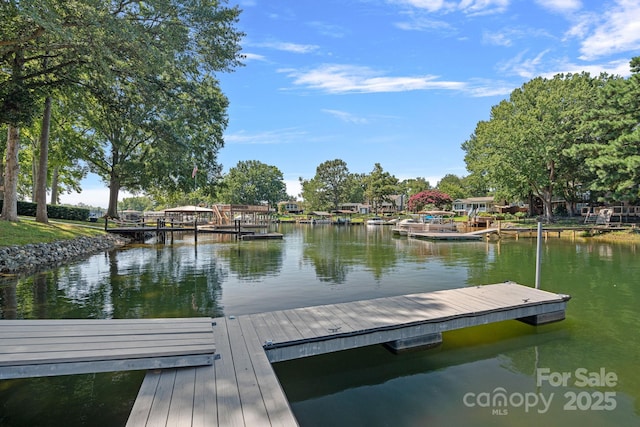 21212 Rio Oro Dr, Cornelius, NC 28031 - dock area featuring a water view