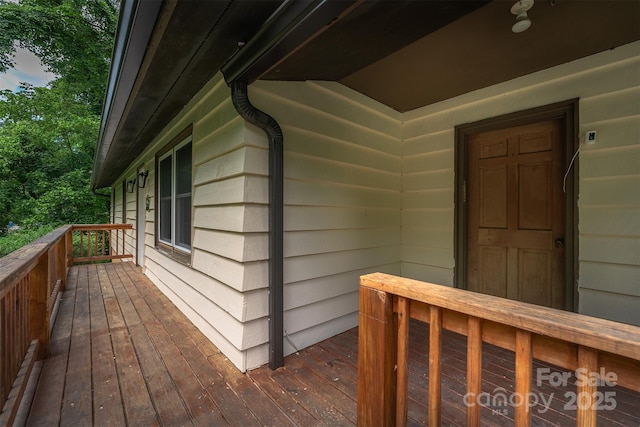 24 Arco Rd, Asheville, NC 28805 - view of wooden deck