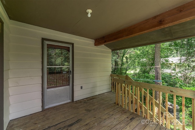 24 Arco Rd, Asheville, NC 28805 - view of wooden terrace