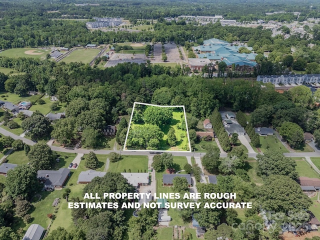 2008 Kimway Dr, Matthews, NC 28105 - view of property location featuring property boundaries highlighted