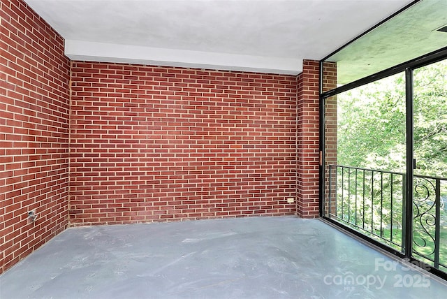 1300 Queens Rd Unit 405, Charlotte, NC 28207 - view of unfurnished sunroom