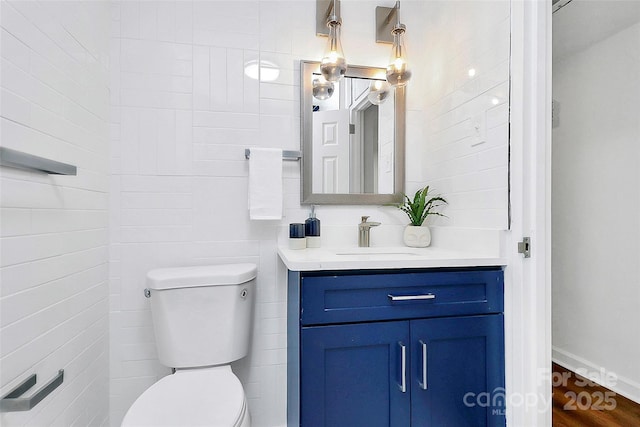 1300 Queens Rd Unit 405, Charlotte, NC 28207 - half bathroom with toilet and vanity