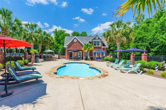 572 W Shiloh Unity Rd, Lancaster, SC 29720 - view of pool featuring a patio