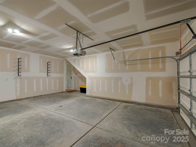 16108 Langston Dr, Charlotte, NC 28278 - garage featuring a garage door opener
