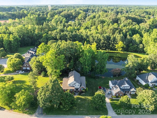 322 Oakview Dr, Salisbury, NC 28146 - aerial view of property and surrounding area featuring a forest and nearby suburban area