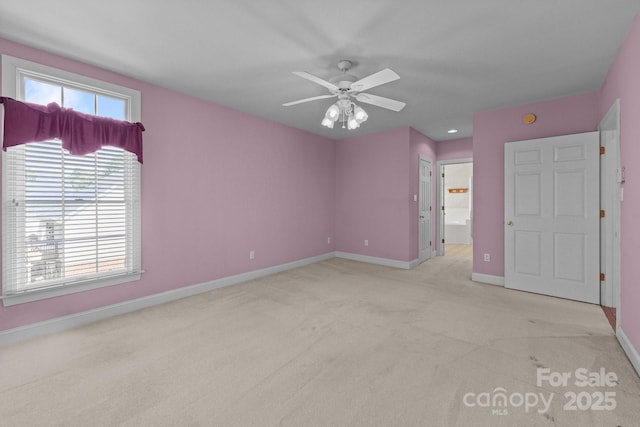 322 Oakview Dr, Salisbury, NC 28146 - unfurnished bedroom with light carpet and ceiling fan
