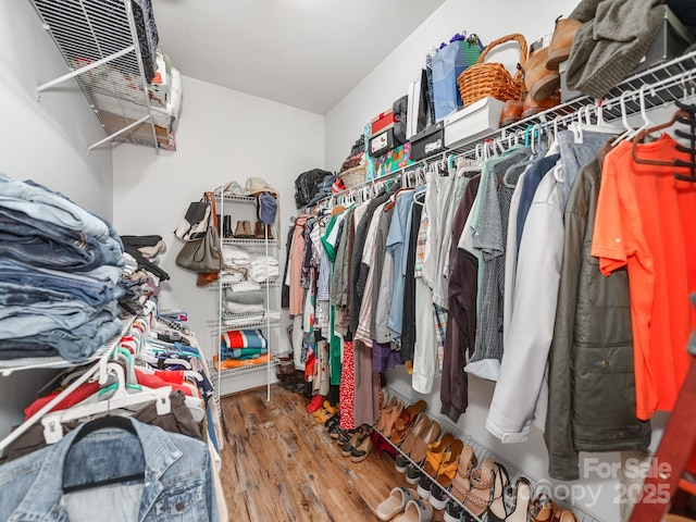 1605 Ambergate Dr, Waxhaw, NC 28173 - spacious closet featuring wood finished floors