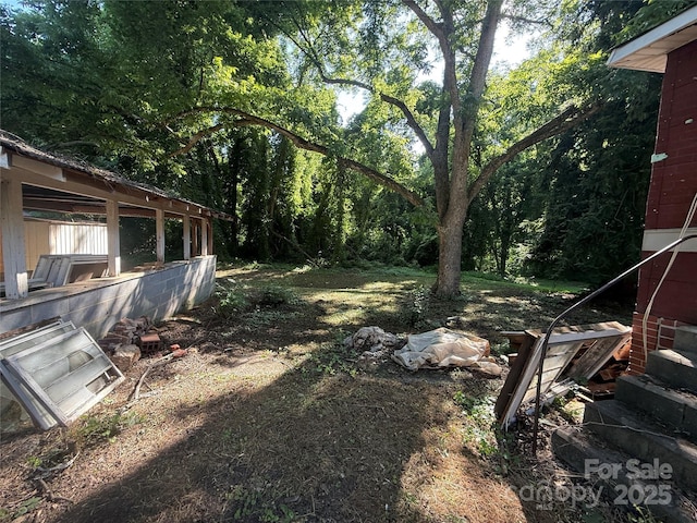 310 E Division Ave, East Spencer, NC 28039 - view of yard