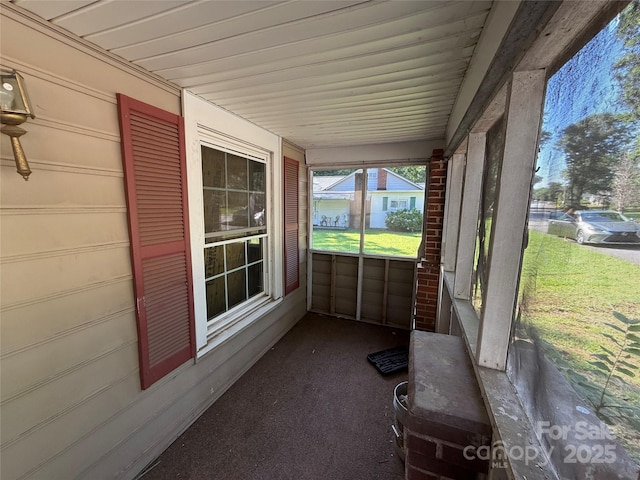 310 E Division Ave, East Spencer, NC 28039 - view of unfurnished sunroom