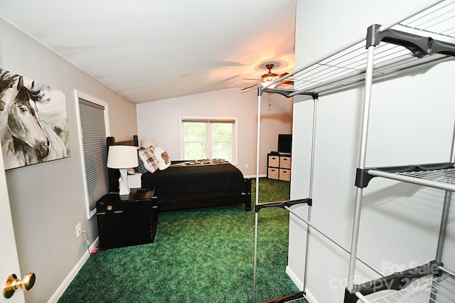 3430 Rose Creek Rd, Morganton, NC 28655 - bedroom with carpet flooring and vaulted ceiling