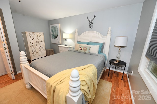 3430 Rose Creek Rd, Morganton, NC 28655 - bedroom featuring light wood-style floors and baseboards