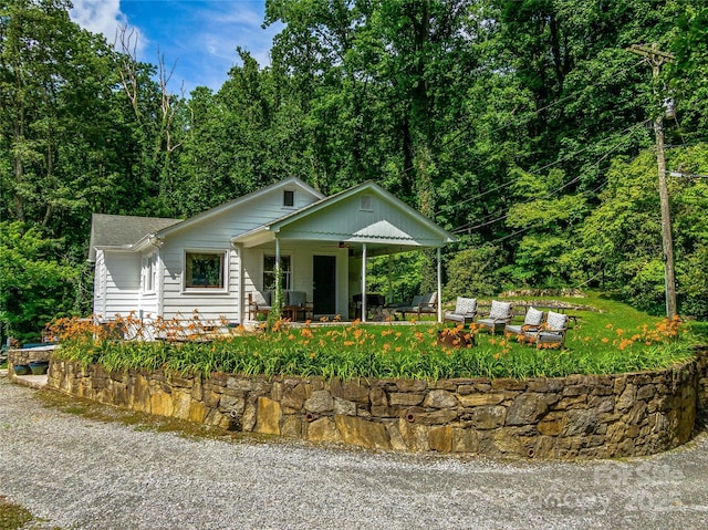 170 Twin Springs Rd, Hendersonville, NC 28792 - view of front of house featuring a porch