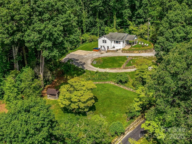 170 Twin Springs Rd, Hendersonville, NC 28792 - aerial view of property and surrounding area