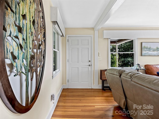 170 Twin Springs Rd, Hendersonville, NC 28792 - entryway featuring light wood-type flooring and baseboards