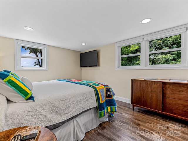 170 Twin Springs Rd, Hendersonville, NC 28792 - bedroom with wood finished floors, multiple windows, and recessed lighting