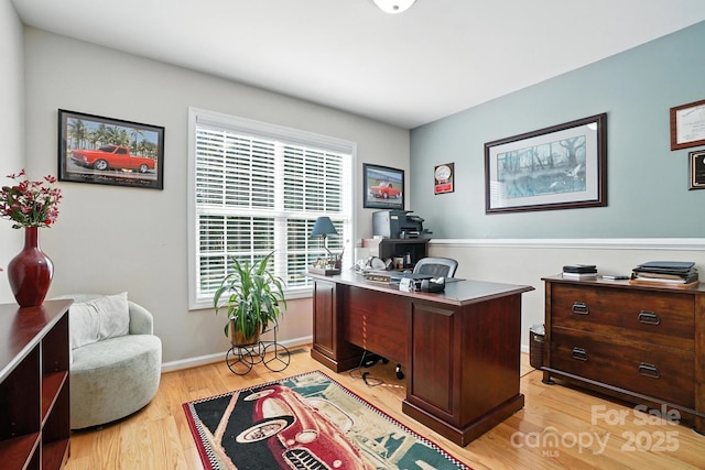 402 Walnut St Unit 11, China Grove, NC 28023 - home office with light wood finished floors and baseboards