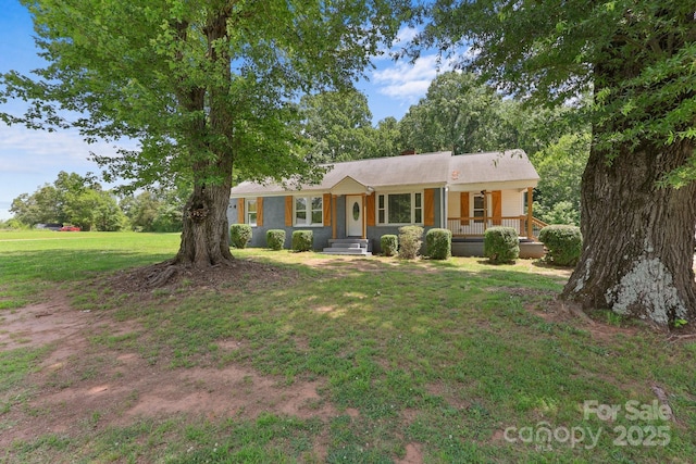 435 Stirewalt Rd, China Grove, NC 28023 - single story home featuring a front lawn and a porch