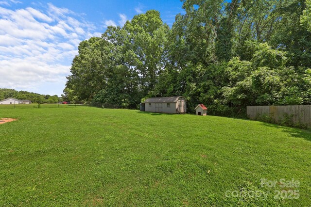 435 Stirewalt Rd, China Grove, NC 28023 - view of yard featuring a shed