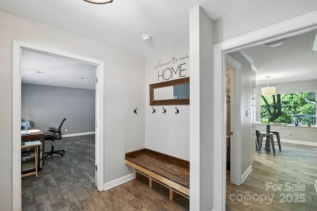 310 25th Ave NW, Hickory, NC 28601 - mudroom with wood finished floors and baseboards