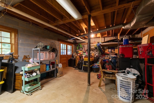 310 25th Ave NW, Hickory, NC 28601 - basement with concrete block wall