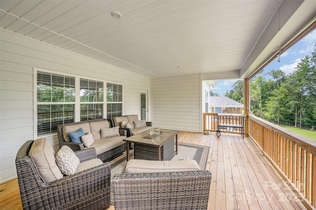 7739 Village Pkwy, Locust, NC 28097 - deck with an outdoor living space