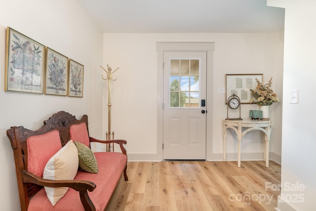 220 Low Water Bridge Rd, Troy, NC 27371 - entrance foyer featuring light wood finished floors and baseboards