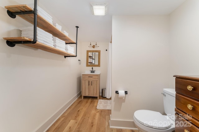 220 Low Water Bridge Rd, Troy, NC 27371 - bathroom featuring wood finished floors and vanity