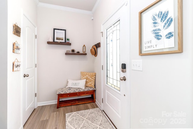 4268 Coachwhip Ave, Lancaster, SC 29720 - foyer featuring wood finished floors, ornamental molding, and plenty of natural light