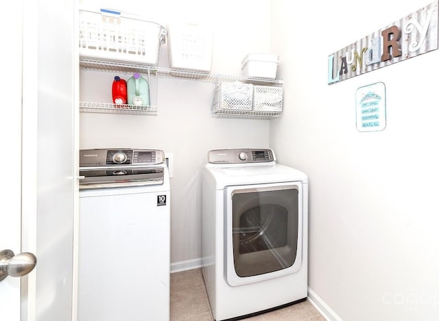 4268 Coachwhip Ave, Lancaster, SC 29720 - washroom with independent washer and dryer and tile patterned flooring