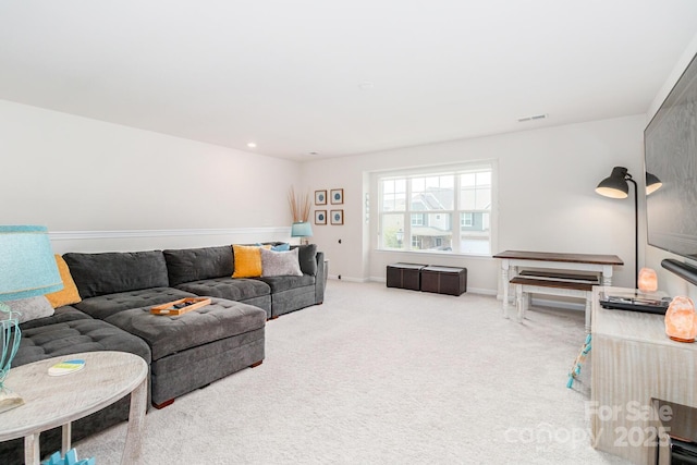 4268 Coachwhip Ave, Lancaster, SC 29720 - living room with carpet and baseboards