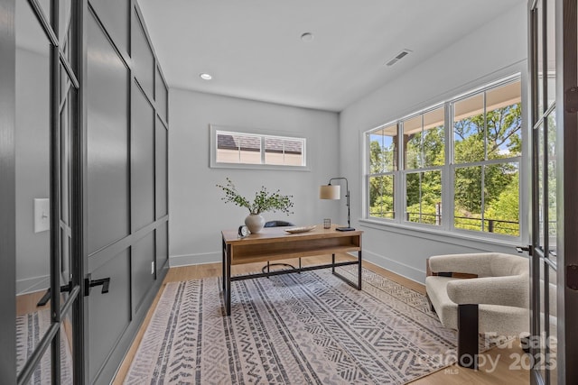 3949 Plainview Rd, Charlotte, NC 28208 - office space with light wood-style flooring and recessed lighting
