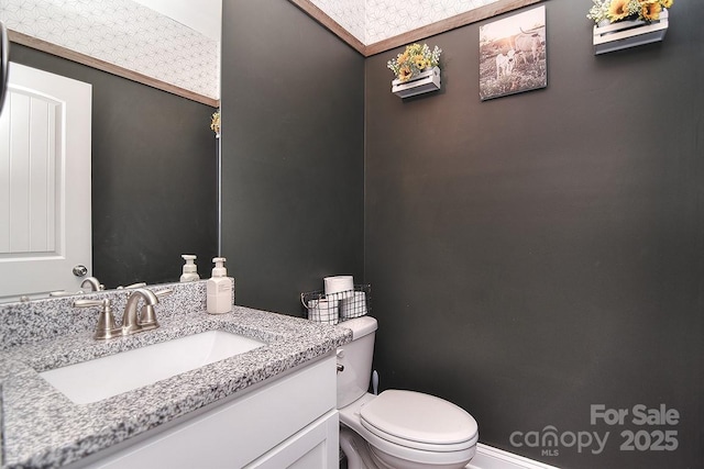4017 Avis Way, Monroe, NC 28110 - bathroom with vanity and toilet