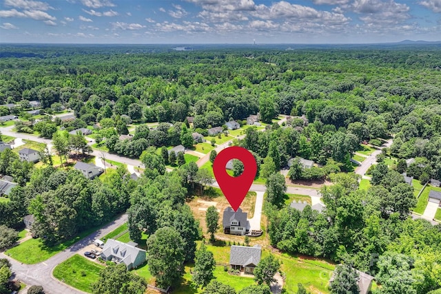 164 Meadow Glen Dr, Troutman, NC 28166 - aerial view of residential area featuring a forest