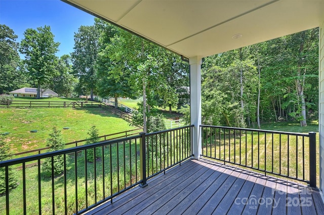 164 Meadow Glen Dr, Troutman, NC 28166 - view of wooden terrace