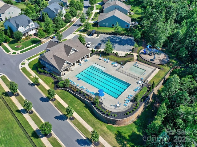 1324 Mona Vale Dr, Huntersville, NC 28078 - aerial view of property's location featuring nearby suburban area