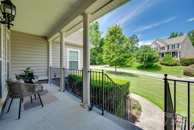 3905 Hounslow Ln, Harrisburg, NC 28075 - porch with a yard