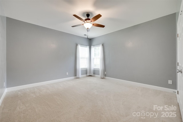 3905 Hounslow Ln, Harrisburg, NC 28075 - unfurnished room featuring a ceiling fan and light carpet